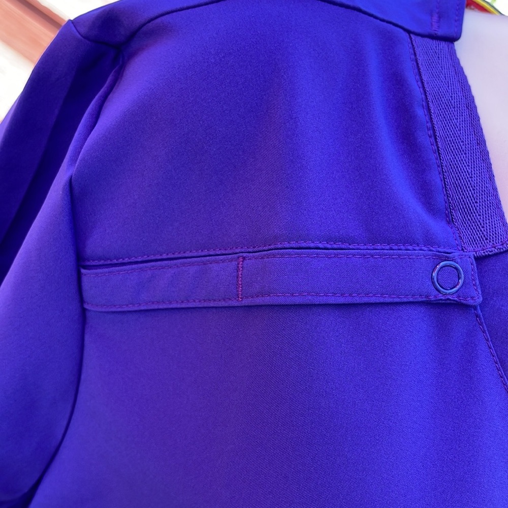 Dickies Stretch NWT EDS Essentials Medical Top Size 2XL - Bright Blue- NWT's - Picture 5 of 7